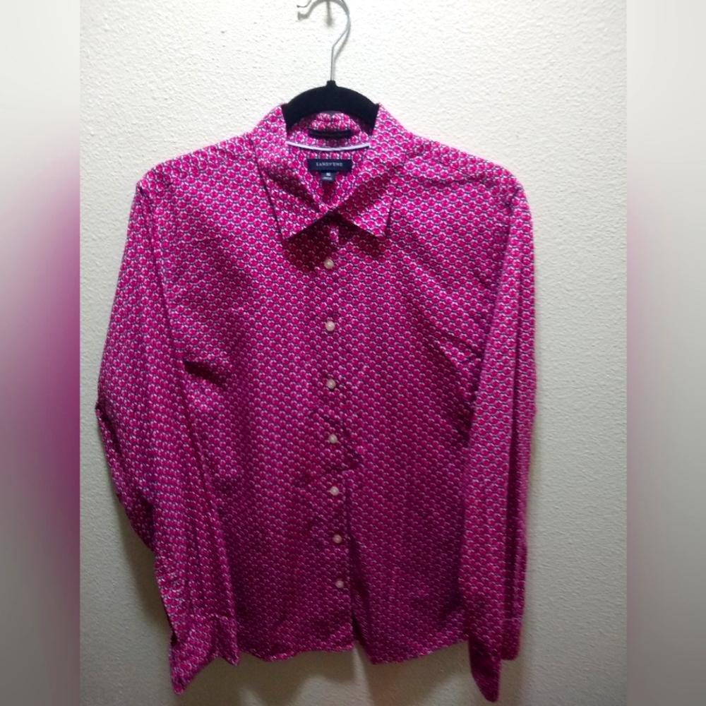 Land'sEnd Long Sleeve Button Down Shirt